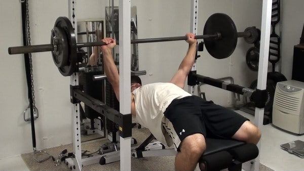 One and a Quarter Reps on Barbell Bench Press for Maximizing Time Under Tension on the Pecs