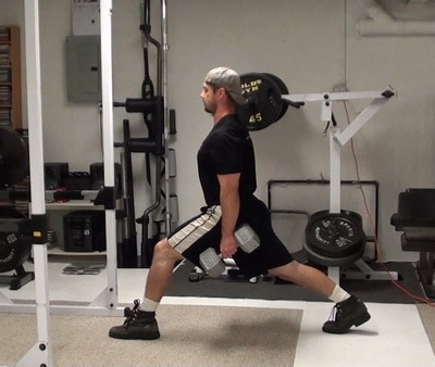 Big Split Dumbbell Stiff-Legged Deadlifts - Great for hamstrings, glutes and adductors