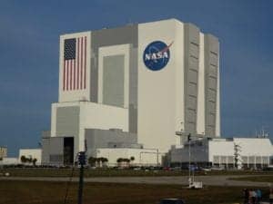 The VAB. Look at the flag for reference to size!