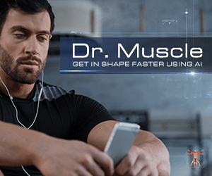 Dr. Muscle App button
