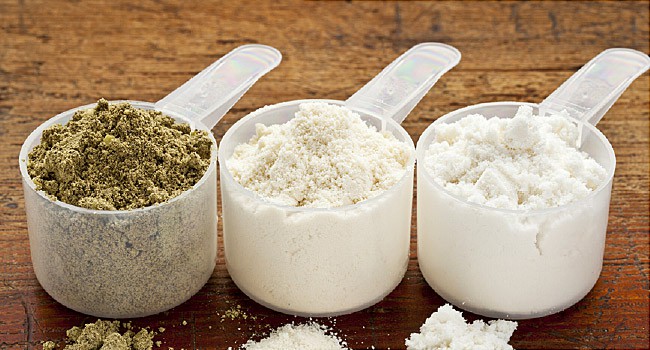 Various protein powders