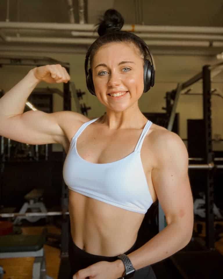 Picture of Brooke in the gym