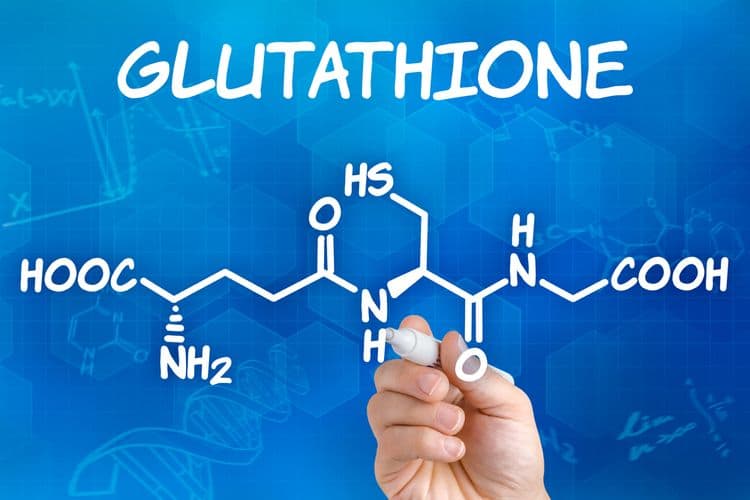 a molecule of glutathione
