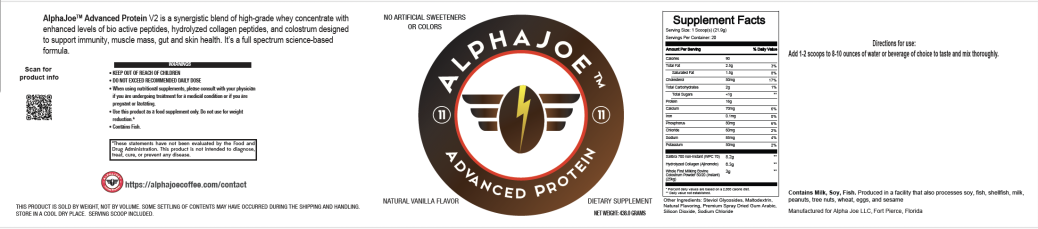 whey protein label