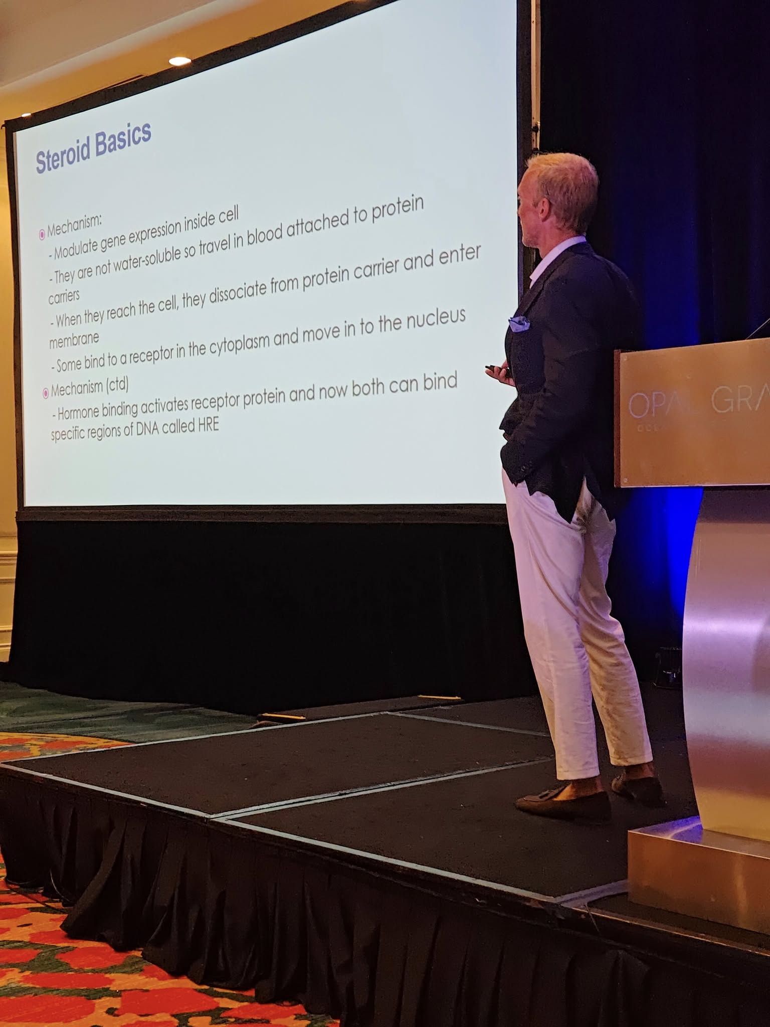Dr Sagner covers the essential basics of steroid compounds